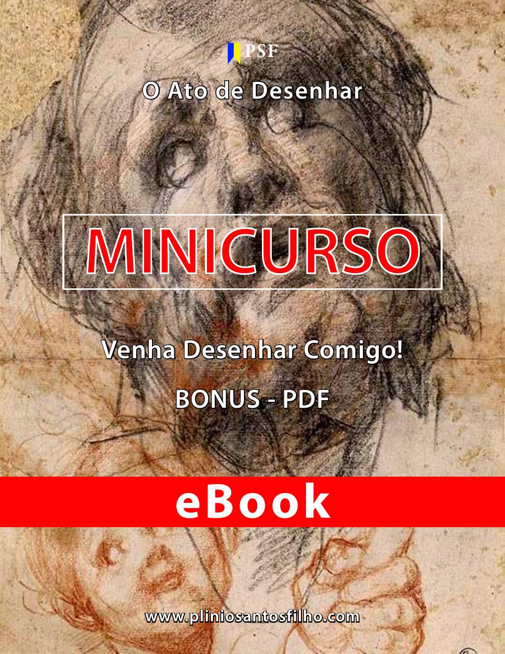 Capa do caderno Venha Desenhar Comigo